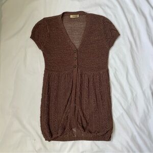 Ashari Knit Short Sleeve Cardigan